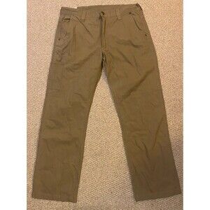 Key Rip Stop Foreman Work Pants Men's 34x30 Brown Relaxed Fit New NWT